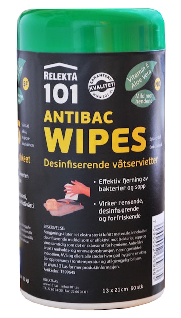 101 Antibakteriell wipes
